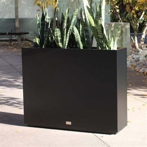 metallic series galvanized steel box planter|extra large galvanized planter box.